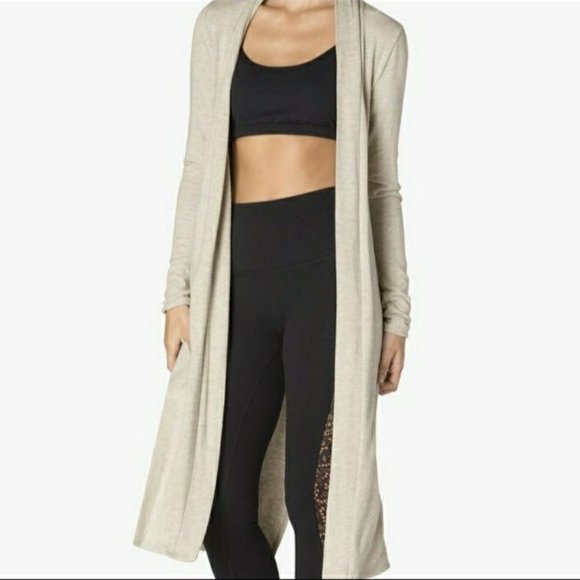Beyond Yoga Sweaters - Beyond Yoga High Slits Long Cardigan